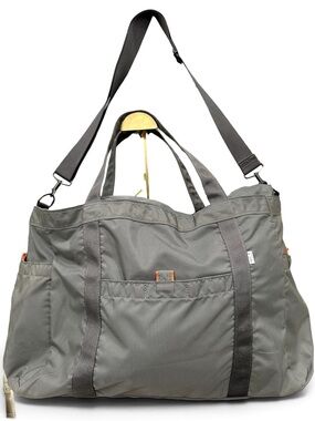 agnès b. VOYAGE Large Nylon Travel Duffel Weekender Bag NWOT